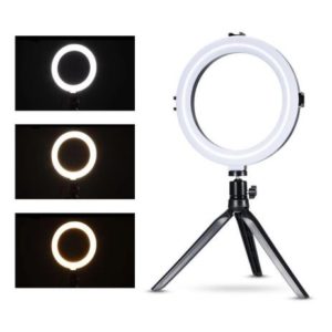 Suporte exbom iluminador ring light 10 120 leds