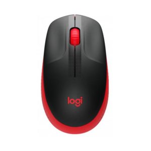 Mouse sem fio Logitech M190 com Design Ambidestro- Vermelho