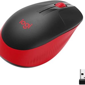 Mouse sem fio Logitech M190 com Design Ambidestro- Vermelho