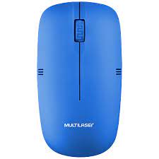 Mouse Sem Fio Light Conexão Usb 1200dpi 3 Botões Design Slim Azul – MO288
