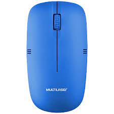 Mouse Sem Fio Light Conexão Usb 1200dpi 3 Botões Design Slim Azul – MO288